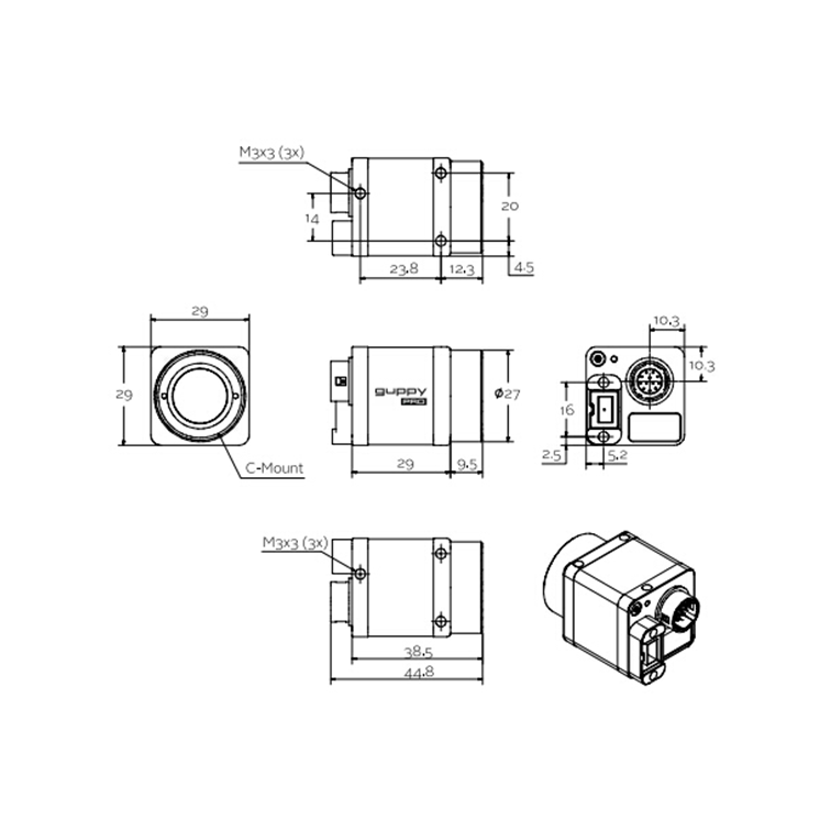 Guppy PRO F-033B