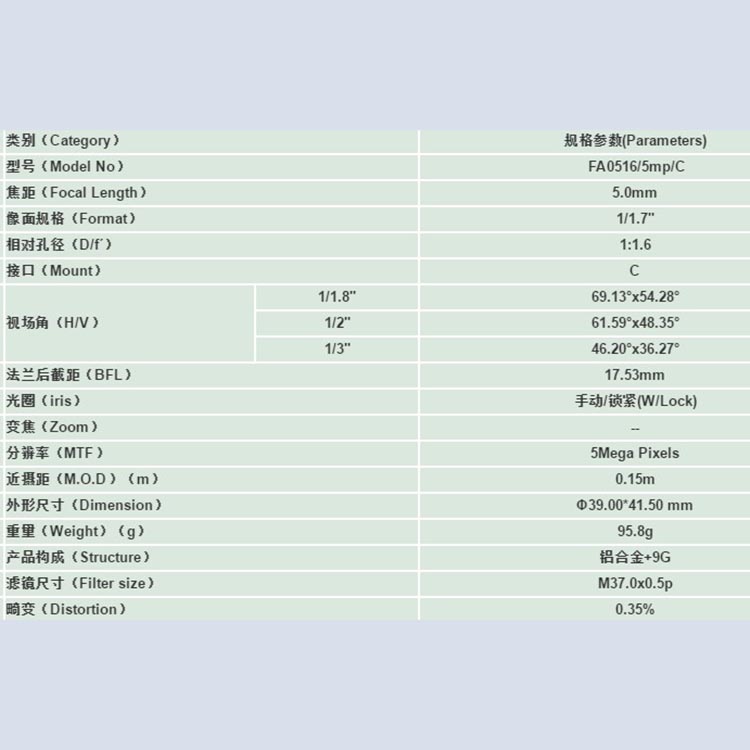 FH-CC0516-5mm厂家